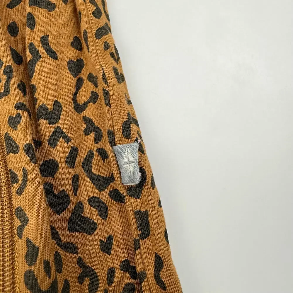 Kyte Baby Bamboo Leopard Print One Piece Zip Sleeper Pajamas, 18/24m